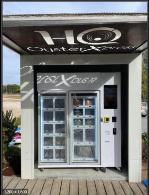 Oyster Vending Machine With Cooling System and Lockers 24V Electric Heating Defogging