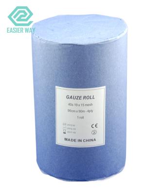 100m Medical Dressing Gauze Individual Wrapped High Breathability Wound Dressing Gauze Roll