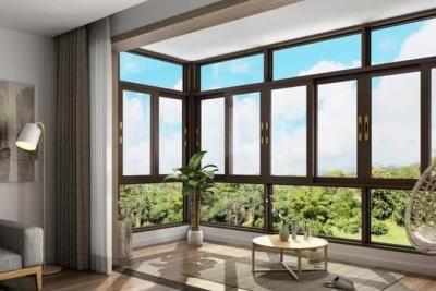 Lightweight Home Aluminum Sliding Window Powder Spraying / Fluorocarbon Spray