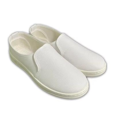 White Non-slip SPU Sole Anti-Static Clean Room ESD Shoes Dust-Free Cleanroom Antistatic Shoes For Computer Factory Lab