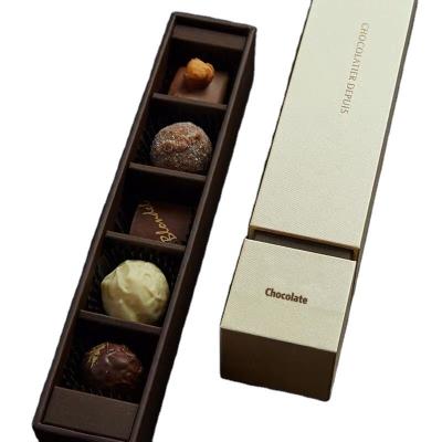 Customized Christmas Sweet Boxes Empty Assorted Truffle Cardboard Chocolate Packaging