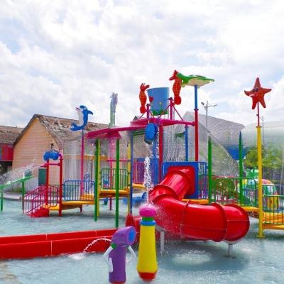 Oceanic Splash Water Playground Theme Park Equipment 8m Low Maintenance