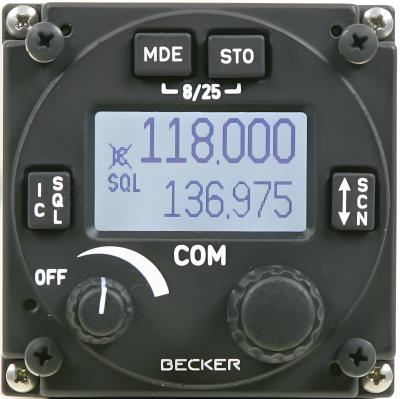 Becker AR6201 airborne aviation radio, P/N 0636.339-910