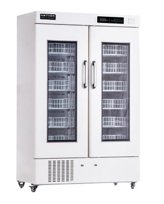 656L Double Door Pharmacy And Lab Refrigerator With Glass Door And LED Interior Light