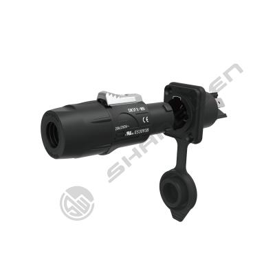 Waterproof Powercon Female Plug Connector IP65 3 Conductor 20A 250V