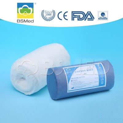 Soft Pliable Medical Cotton Wool Roll Odorless 8% Max Humidity White Color