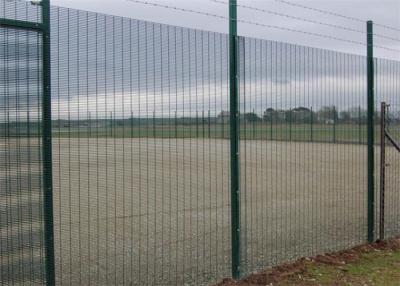 Green High Security 358 Security Fencing Galvanized Wire Material For Industry Zone