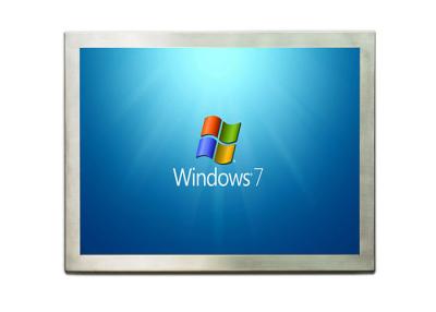 17 Inch Stainless Steel Panel PC Touch With Glove / 4MM Tempered Glass