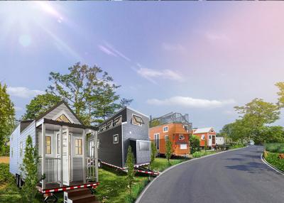 Camping Travel Trailer Integrated Prefabricated Tiny House Prefab Light Steel Frame House