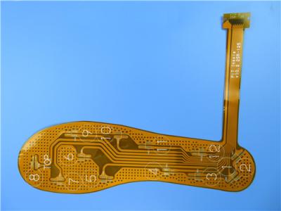 2-Layer Flexible Printed Circuit (FPC) Built on Polyimide With Immersion Gold and Stiffener for Sports Insole