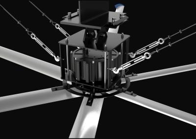 Safety Structure 0.55kW High Volume Low Velocity Fans Cover 2000M2