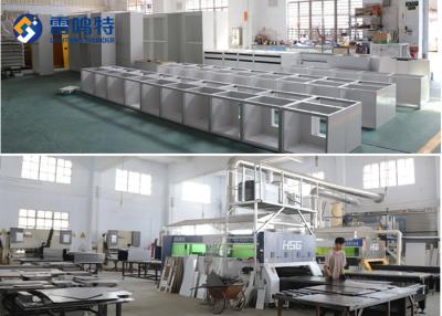 Lei Ming Te ISO14001 Stainless Steel Island Bench With Oval Sink