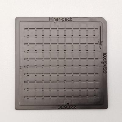 Wafer Bare Die Tray Packaging  For Electronics Semiconductor Industry