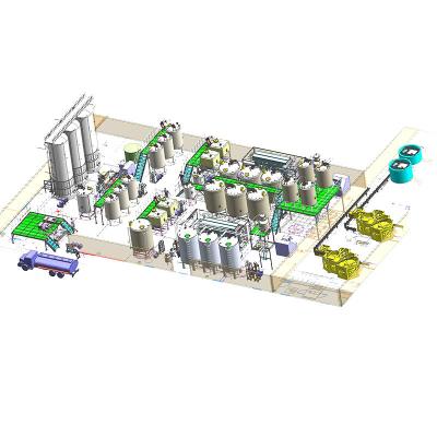 1500LPH UHT Milk Processing Line , Milk Powder Fresh Milk UHT Dairy Processing Plant
