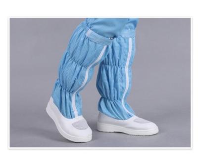 Size 34-50 Cleanroom Accessories , Anti Static Work Boots With PVC Outsole